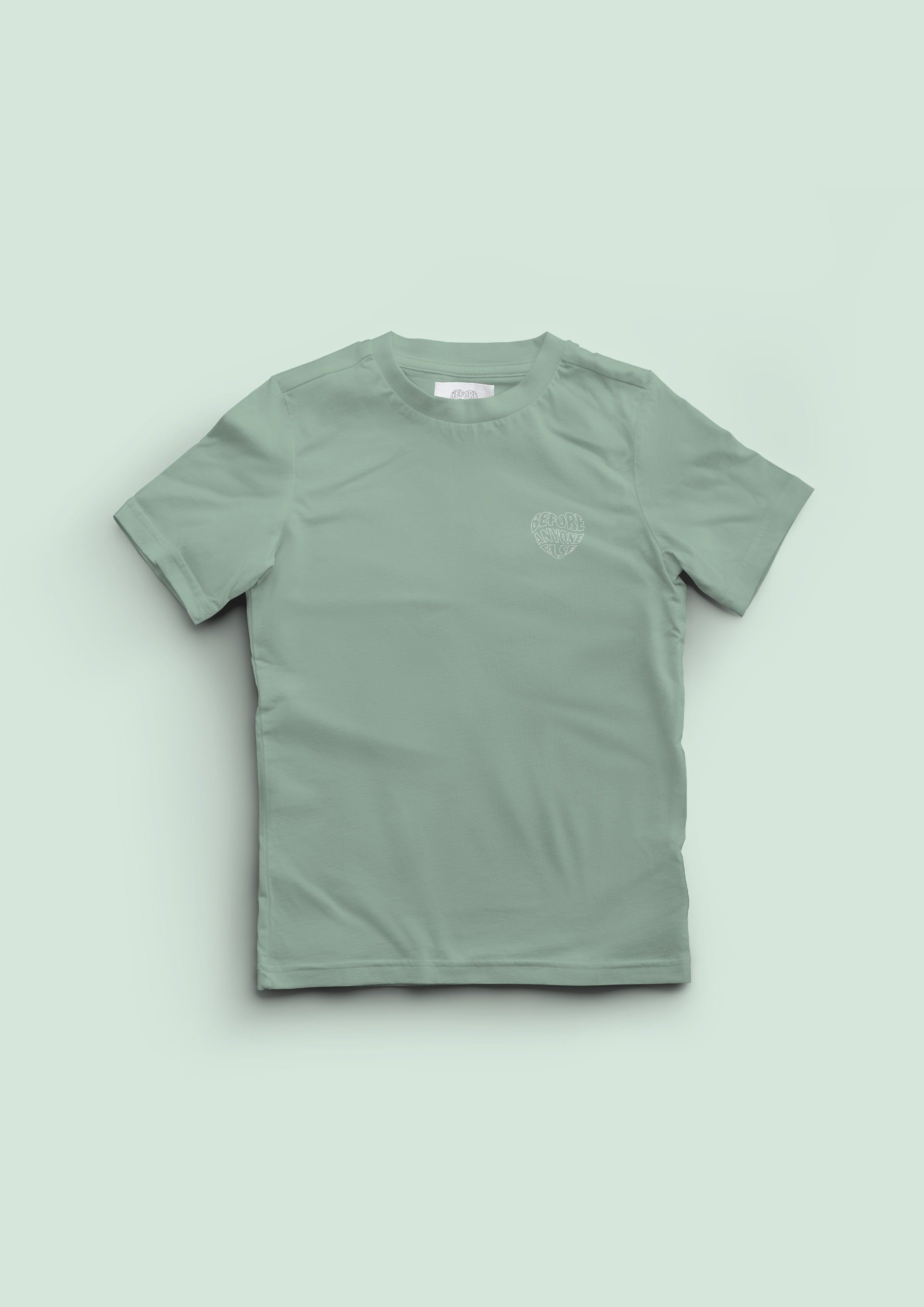 T-Shirt "Wear the Love" - Verde Mineral