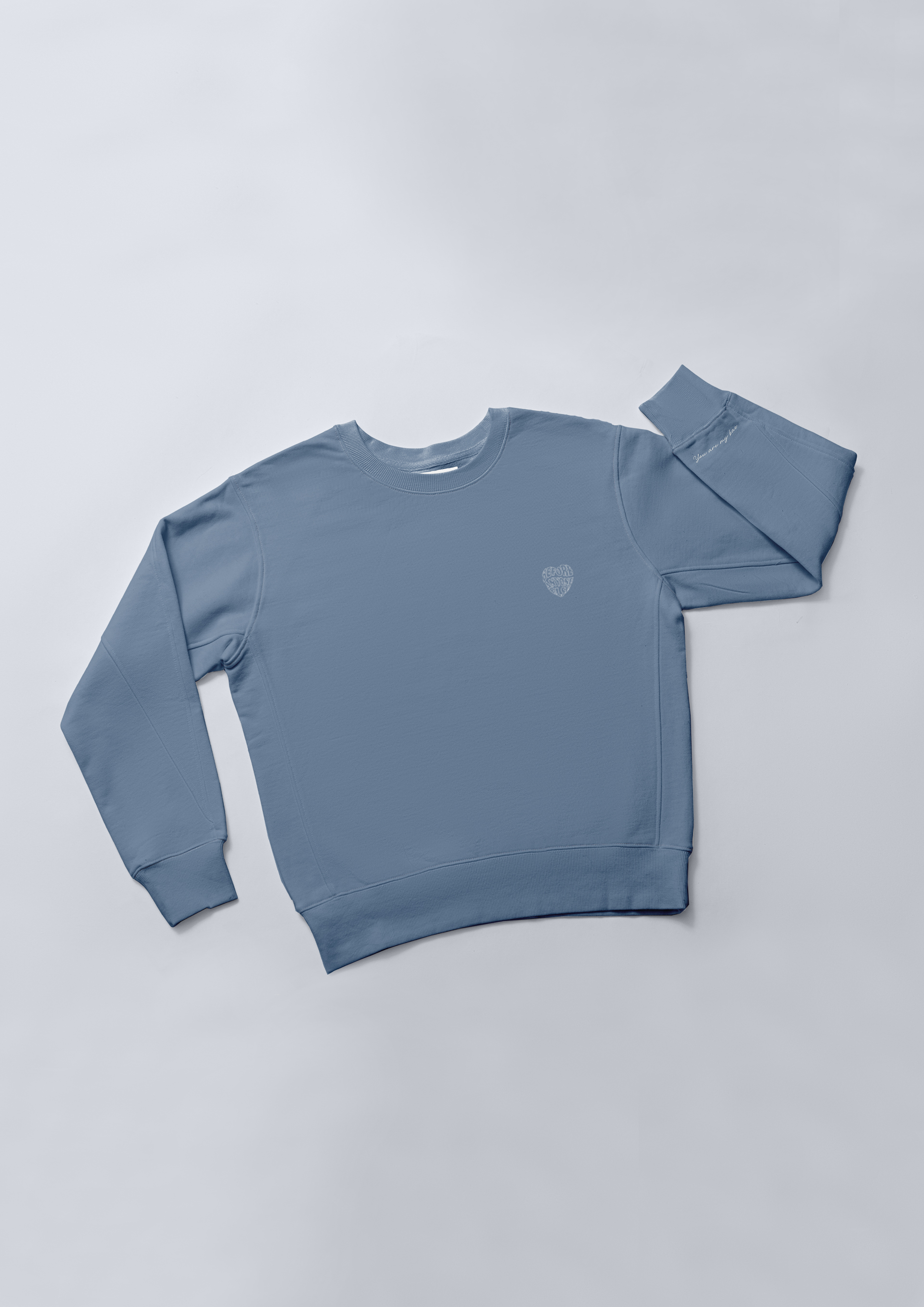 Felpa "Wear the Love" - Blu